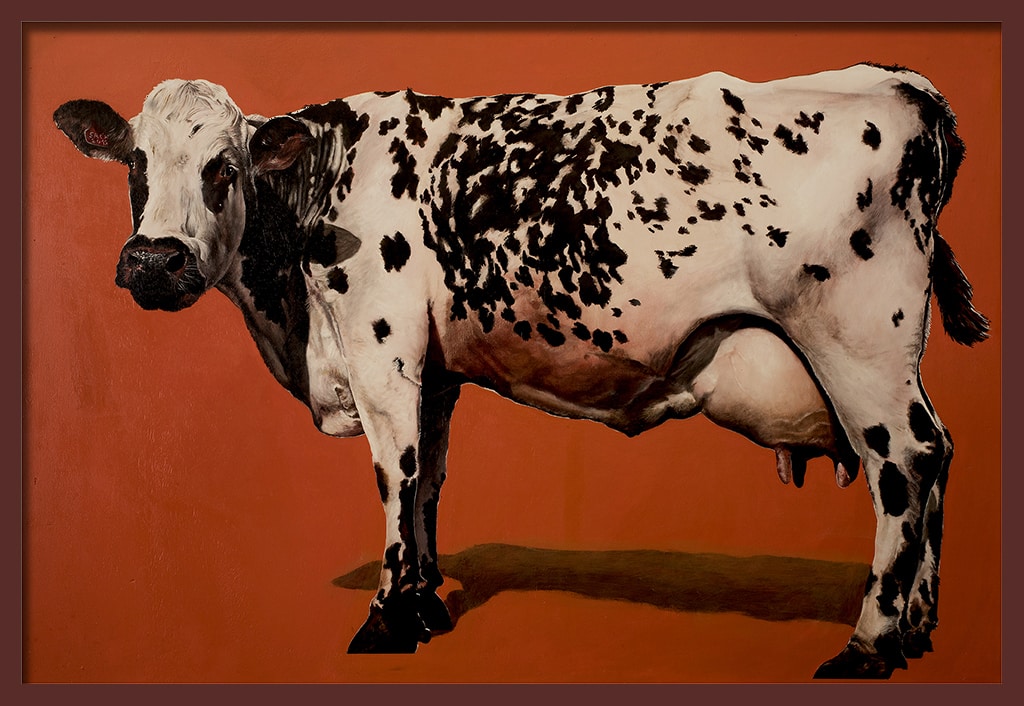 Sacha Schwarz - Oeuvres - Vaches - Icones : Vache 1