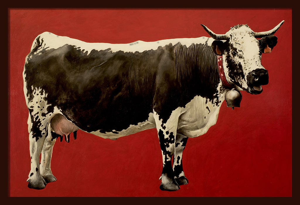 Sacha Schwarz - Oeuvres - Vaches - Icones : Vache 4